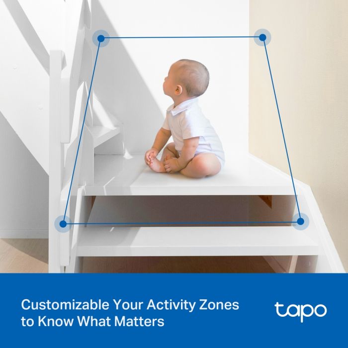 IP-Камера TP-LINK Tapo C216 3MP N300 microSD motion detection. зовнішня/внутрішня, AI