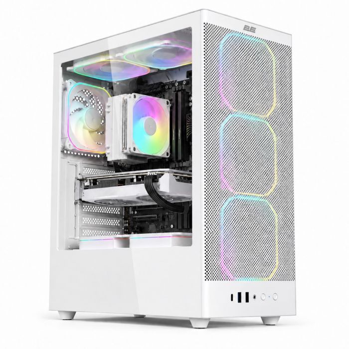 Комп’ютер персональний 2E Rational AMD R5-7500F, 32Gb, F1TB, NVD5060-8, A620, 2E-V8210W, 600W, Win11PE, білий