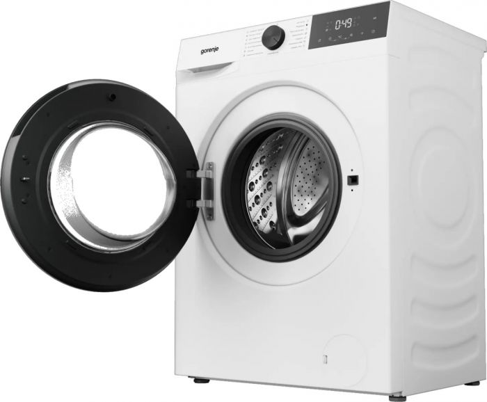 Пральна машина Gorenje фронтальна, 8кг, 1400, A+++, 51см, дисплей, пара, білий