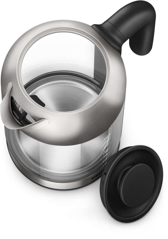 Електрочайник Philips Series 5000 1.7л, скло, чорно-сріблястий