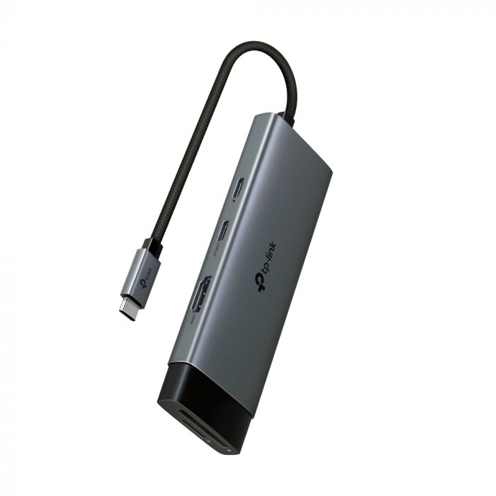 Хаб USB TP-LINK UH7020C USB-C > 2xUSB3.0/1xUSB-C/xHDMI/1xSD/1xmicroSD/1xPD 100Wh