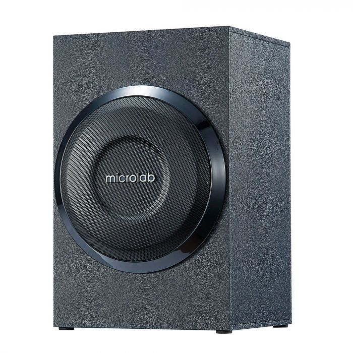 Акустична система MICROLAB M-110 2.1, 10W, mini-jack, чорний