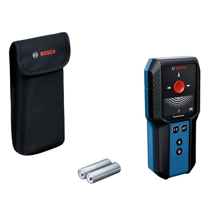 Детектор акумуляторний Bosch Professional GMS 120-27, до 120мм, 2ААх1.5В, IP54, чохол, 0.24кг