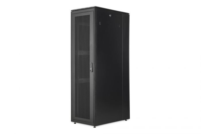 Шафа DIGITUS 19", 42U, Unique Server-N, перфоровані двері, 600x1000 мм, 1200кг максимально, чорна