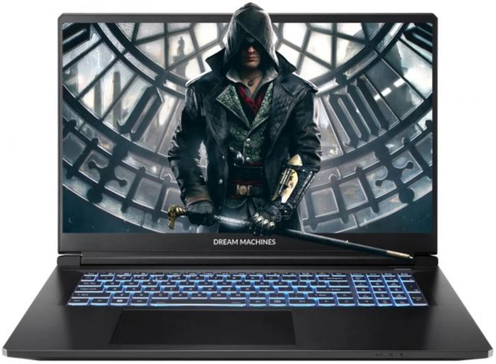 Ноутбук Dream Machines RT5050-17 17.3FHD IPS, AMD R7 H255, 16GB, F512GB, NVD5050-8, DOS, чорний