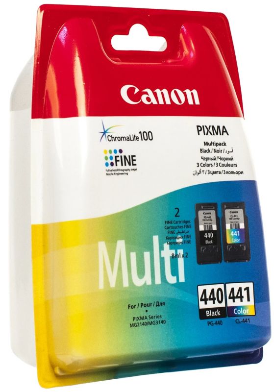 Комплект Canon No.440: Картридж Canon PG-440 Bk/CL-441 кольор. Multi Pack
