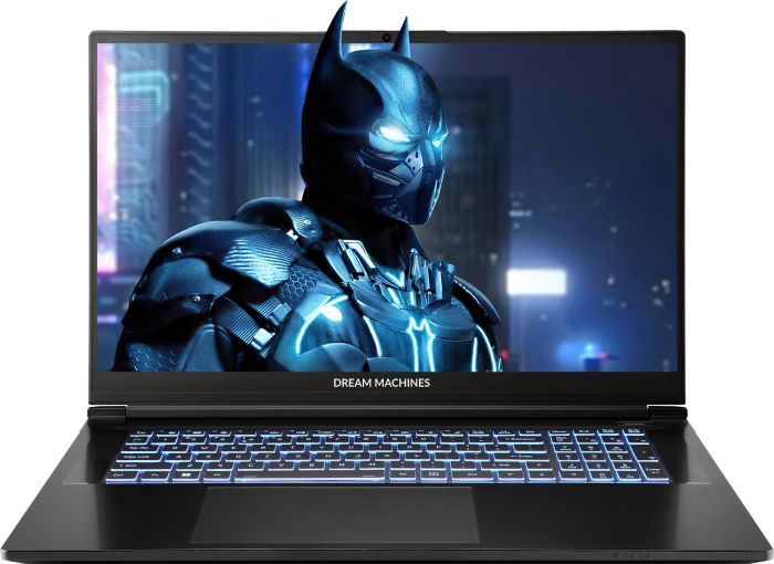 Ноутбук Dream Machines RG5070-17 17.3QHD IPS, Intel i9-14900HX, 32GB, F1TB, NVD5070-8, DOS, чорний