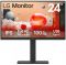 Монітор LG 23.8" 24BA650-B HDMI, 2xDP, USB-C, MM, IPS, 100Hz, Pivot