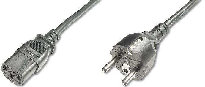 Кабель живлення DIGITUS Schuko > C13, 1.8м, чорний