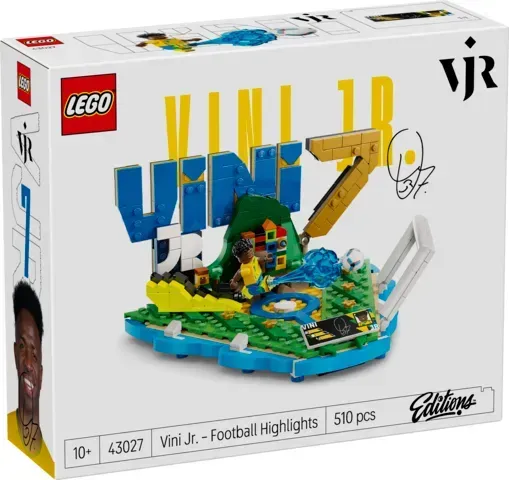 Конструктор LEGO Editions Football Вінісіус Жуніор — найкращі моменти футбольних матчів