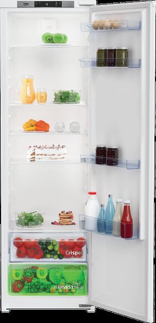 Холодильна камера Beko вбудована, 177x54x55, 309л, 1дв., E, ST, білий