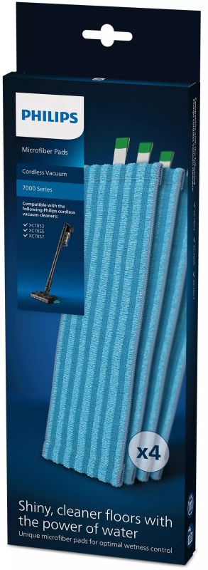 Насадки з мікрофібри для безпровідних пилососів Philips Cordless Vacuum 7000