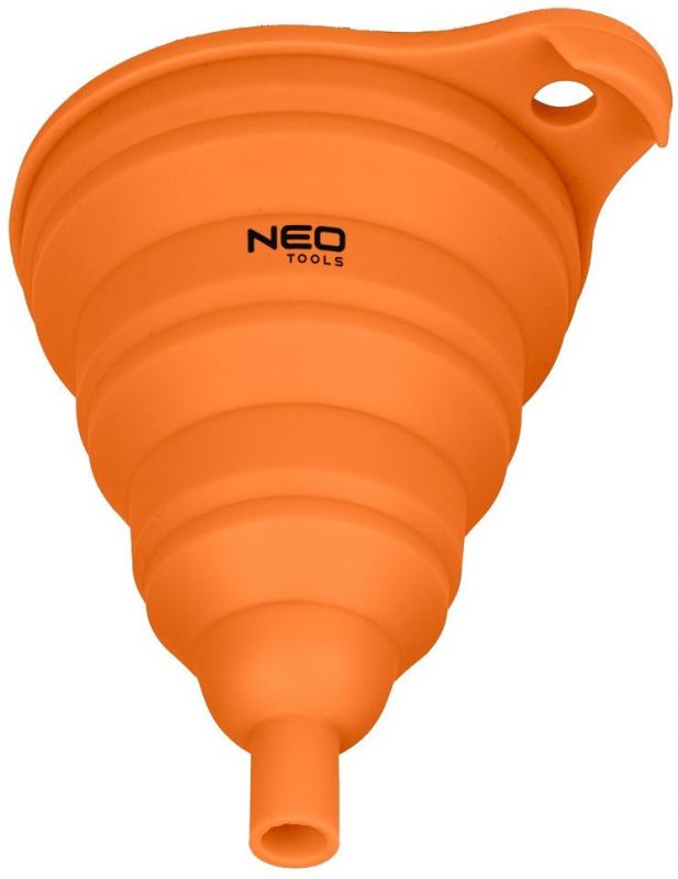 Лійка автомобільна Neo Tools (воронка)  145х105мм силікон, складна 0.85кг