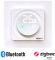 Терморегулятор Devi Devireg Display 3...35 °C для теплої підлоги електронний Bluetooth Zigbee вбудований дротовий датчик 16A 230В білий