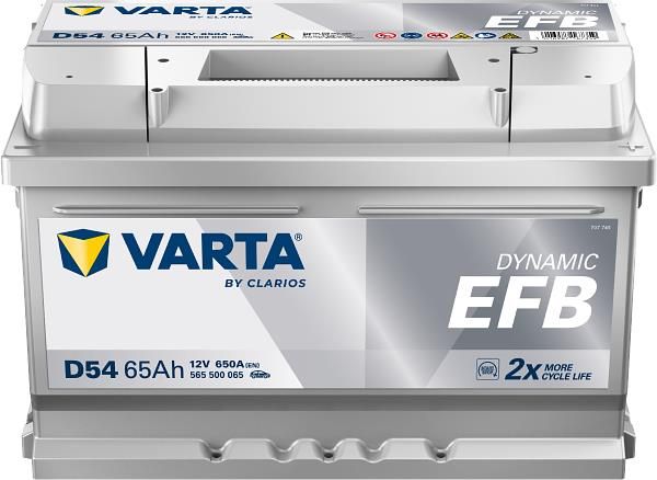 Акумулятор Varta Dynamic EFB 12В 65Аг 650А R+ (565500065)