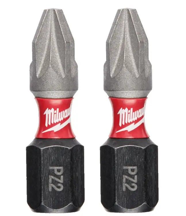 Біти Milwaukee Shockwave, PZх25мм, набір 2шт