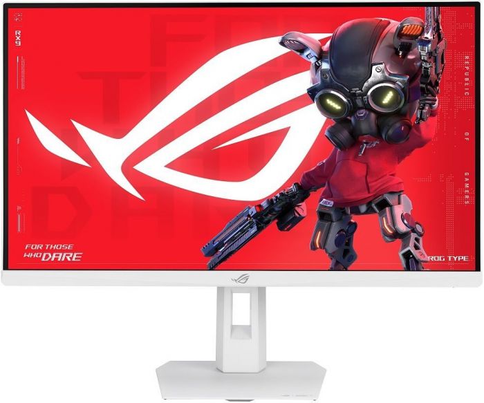 Монітор Asus 27" ROG Strix XG27ACMES-W HDMI, DP, USB-C, IPS, 2560x1440, 255Hz, 0.3ms, sRGB 133%, G-SYNC, FreeSync, Pivot, HDR400, білий