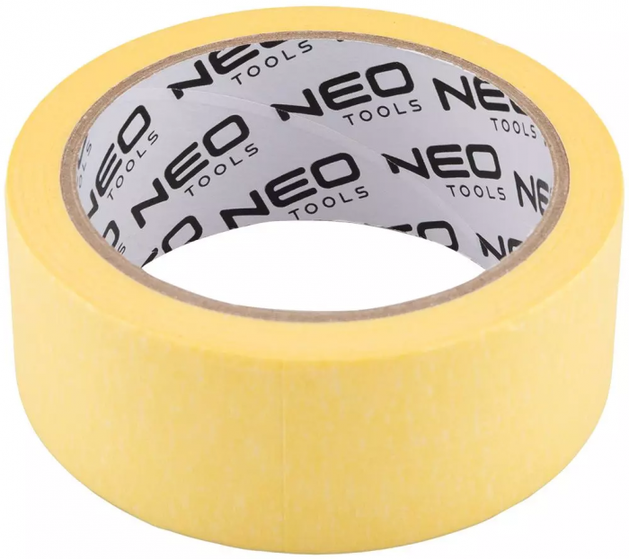 Стрічка малярна Neo Tools, 25мх38мм, жовтий