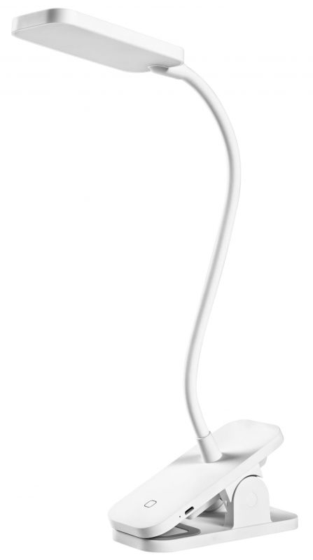 Лампа настільна з акумулятором OSRAM Panan Clip 5.2Вт 4000К 1000мАг USB-A білий