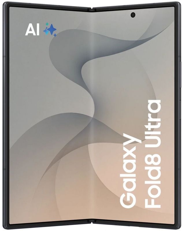 Смартфон Samsung Galaxy Fold 8 Ultra 5G (F976) 8"/6.5" 16/1024ГБ, 1SIM, 5000мА•год, графітовий