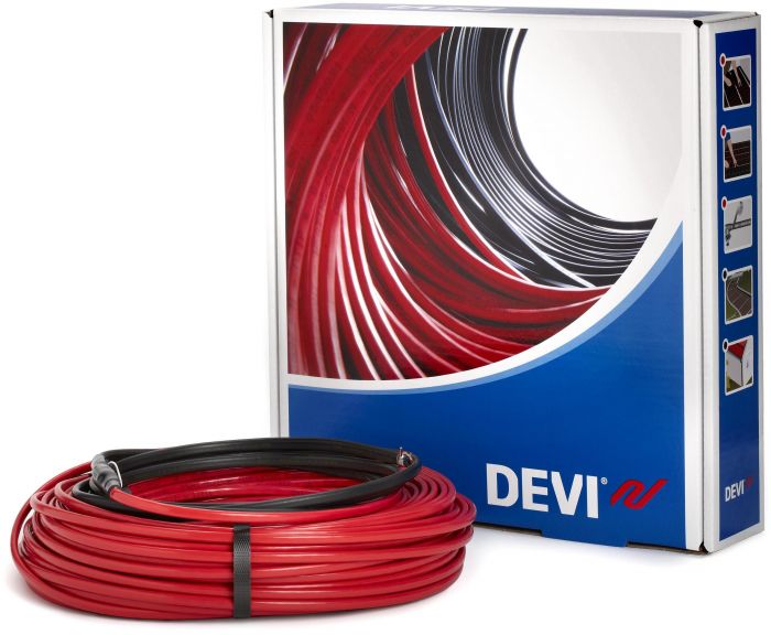 Кабель нагрівальний Devi Deviflex 18T двожильний для систем опалення 21.3м кв, 170м 3050Вт 230В