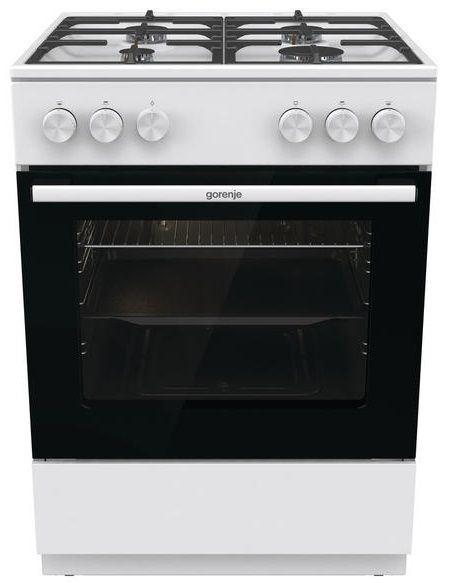 Плита Gorenje газова, 72л, 60x60см, чавун, білий