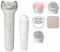 Епілятор Philips Series 9900 Skin LED дисковий, аккумул., пінцет.-32, волог.+сух., насадок-5, для обличчя, тілом; чохол, білий