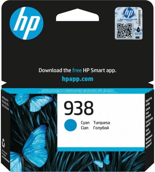 Картридж струменевий HP No.938 OfficeJet Pro 9110b/9120/9120b/9130/9130b/9700/9700e Cyan (800 стор)