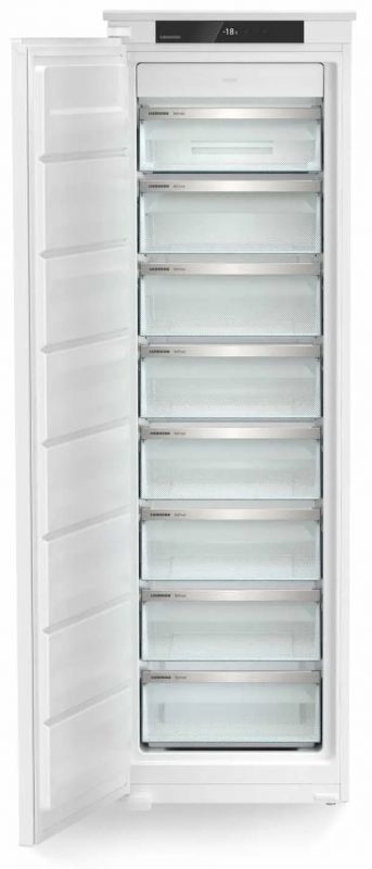 Морозильна камера Liebherr вбудована, 177x54.1х54.5, 209л, E, NF, диспл внутр., білий