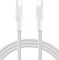 Кабель Belkin USB-C > USB-C заряджання/синхронізації 240Вт PD, 2м, плетений, білий