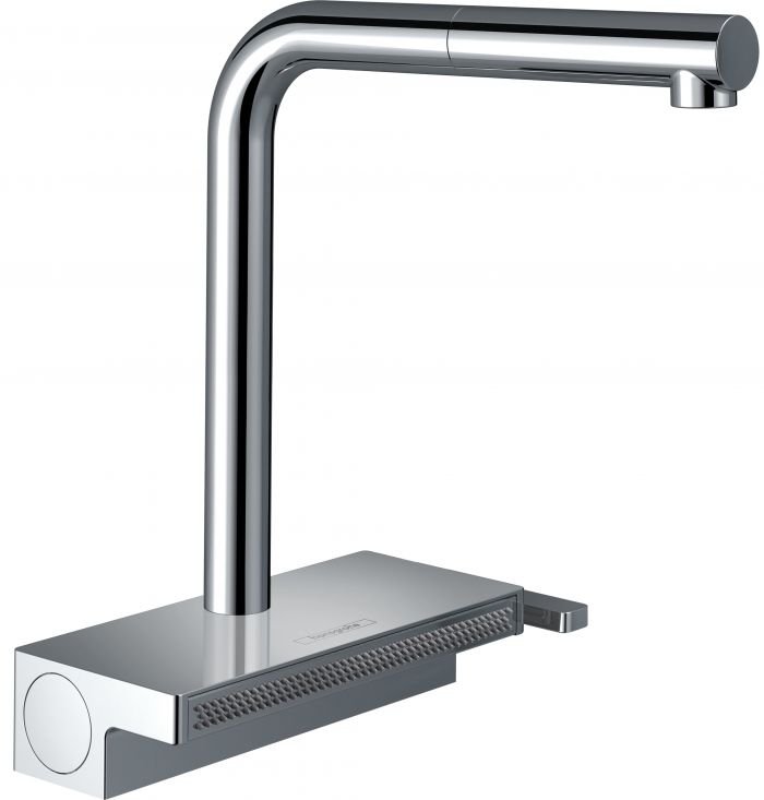 Змішувач для кухні Hansgrohe Aquno Select M81, довж.виливу - 210мм, поворотний, витяжний, 1 важіль, хром