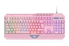 Клавіатура 2E GAMING KG315 RGB USB Pink Ukr